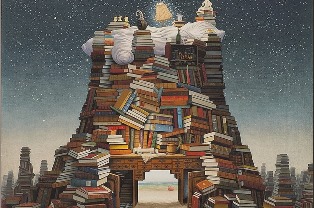 Jacek Yerka. Night reading
